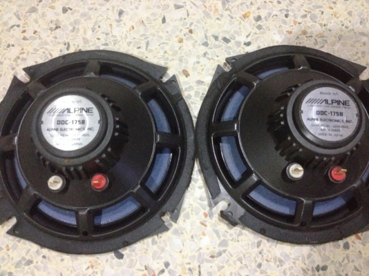 ALPINE DDC 175B 6นิ้วครึ่งเสียงกลางของเก่าญี่ปุ่นสภาพสวย