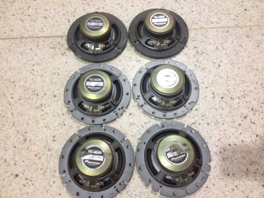 PIONEER 6นิ้ว3ทางของเก่าญี่ปุ่นสภาพสวยคู่ละ