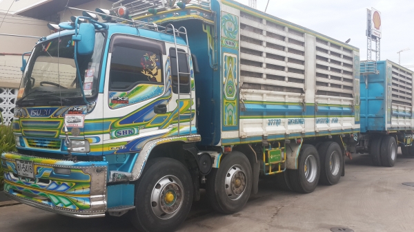 ขาย ISUZU 320HP ปี50 แม่12ล้อ ลูก3เพลายกได้อู่สหกิจ ไม่ดั๊ม