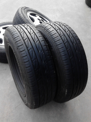 แม๊ก TOYOTA  รถเก๋ง 5 รู  พร้อมยาง BRIDGESTONE  185/65R14  ชุด 4 ล้อ TEL.081-427-3941