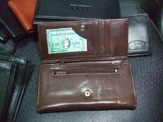 กระเป๋าตัง หนังแท้