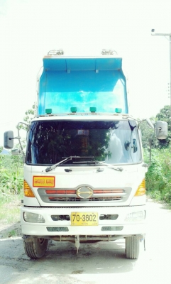 ขายรถสิบล้อ HINO MEGA 260 แรงม้า 2 เพลา กระบะเหล็กดั๊ม ลูกพ่วง
