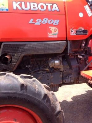 แทรกเตอร์คูโบต้า L2808สภาพดีมาก ขายพร้อมโรตารี่ แทรกเตอร์คูโบต้า L2808สภาพดีมาก ขายพร้อมโรตารี่