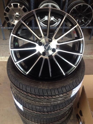 Wedsport sa15r ขอบ17 4รู100 กว้าง7.5 ออฟ42 หลัง9 ออฟ30 พร้อมยางใหม่