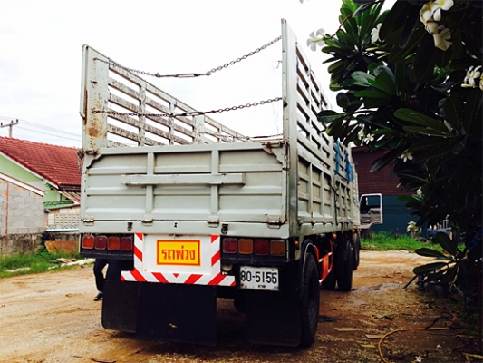 ขายรถพ่วง 18 ล้อ HINO 2K สมอเงิน เครื่อง P11C 320แรง เกียร์ 10 เกียร์ กระบะรุ่งเจริญ ไม่ดัมพ์