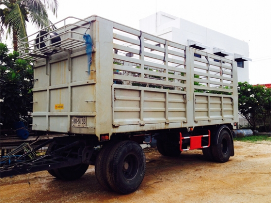 ขายรถพ่วง 18 ล้อ HINO 2K สมอเงิน เครื่อง P11C 320แรง เกียร์ 10 เกียร์ กระบะรุ่งเจริญ ไม่ดัมพ์