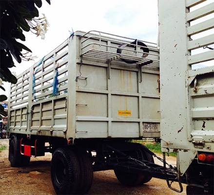 ขายรถพ่วง 18 ล้อ HINO 2K สมอเงิน เครื่อง P11C 320แรง เกียร์ 10 เกียร์ กระบะรุ่งเจริญ ไม่ดัมพ์