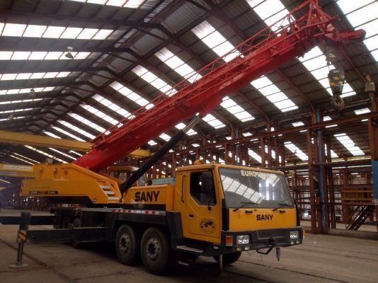 ขายรถเครน SANY QY50C ขนาด 50 ตัน เอกสารเล่มทะเบียนพร้อม รถสวยพร้อมใช้งาน