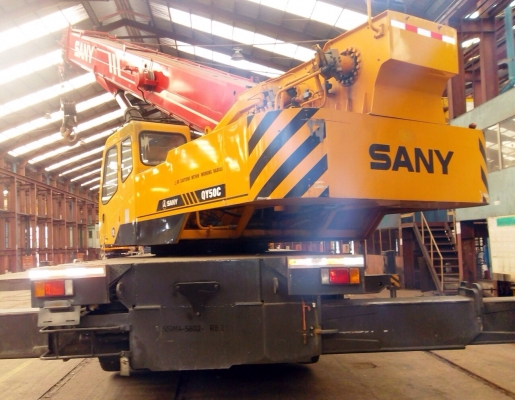 ขายรถเครน SANY QY50C ขนาด 50 ตัน เอกสารเล่มทะเบียนพร้อม รถสวยพร้อมใช้งาน