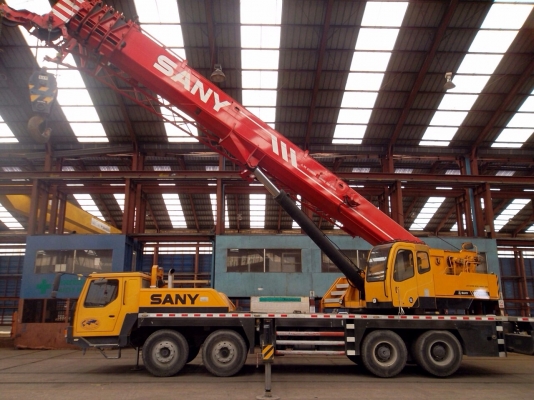ขายรถเครน SANY QY50C ขนาด 50 ตัน เอกสารเล่มทะเบียนพร้อม รถสวยพร้อมใช้งาน
