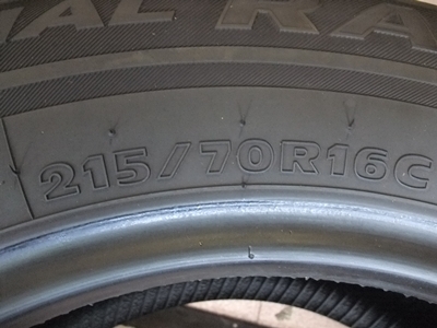 ยาง Hankook 215/70/16 ปี 10