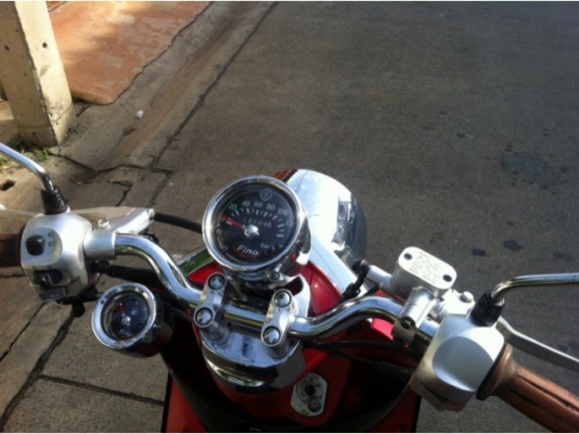 Yamaha Fino Classic สีดำ แดง สวยมาก วิ่งน้อย เดิมๆ