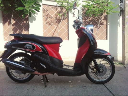 Yamaha Fino Classic สีดำ แดง สวยมาก วิ่งน้อย เดิมๆ
