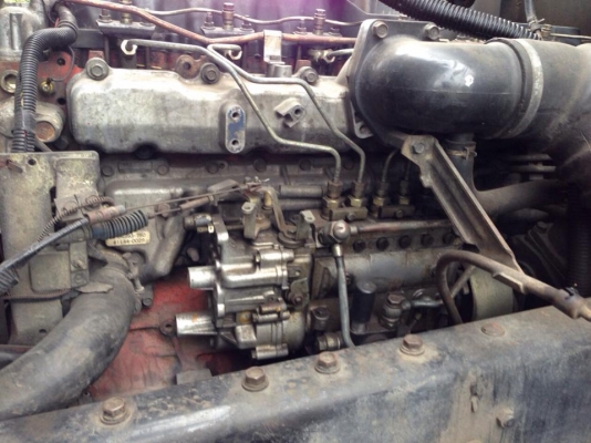 10ล้อ คอกเหล็ก เพลาเดียว 6 สูบ 195แรง