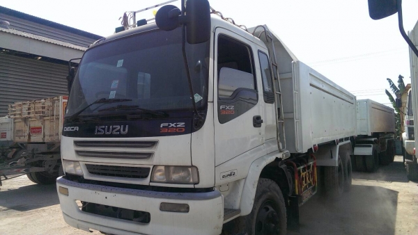 รถบรรทุกดั้มพ์ 2 เพลา แม่ - ลูก 3 คานแท้ อีซูซุ DECA EURO 2 270 แรงม้า HINO MEGA มีหลายคัน