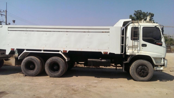 รถบรรทุกดั้มพ์ 2 เพลา แม่ - ลูก 3 คานแท้ อีซูซุ DECA EURO 2 270 แรงม้า HINO MEGA มีหลายคัน