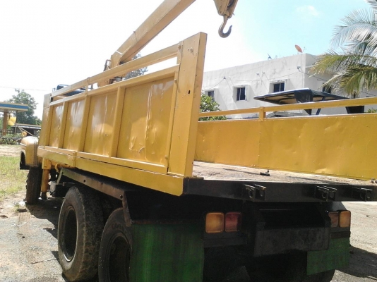 ขายด่วนสิบล้อหัวยาวดรั้มติดเครน3ตัน1ปอก2ชักเครีอง145แรงม้า