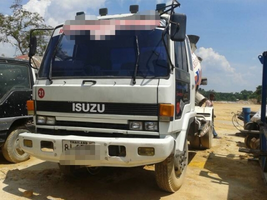 รถ6ล้อ ISUZU 165แรงม้า โม่ 3.5 คิว สภาพพร้อมใช้งาน เครื่องแรงดี นิ่ม.. เล่มพร้อม สอบถาม 087-2976734