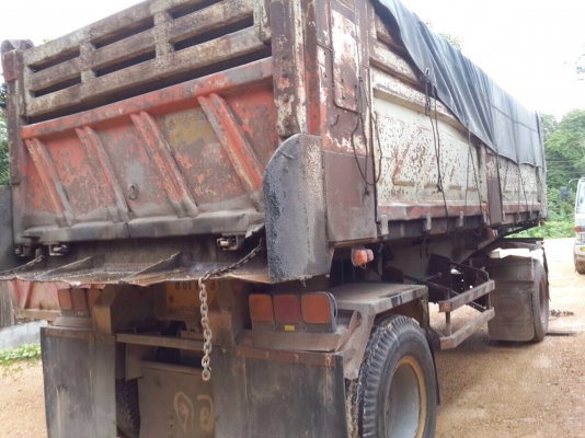 ขายรถสิบล้อพ่วงดัมพ์ HINO 2K เครื่อง 260 แรง กระบะดัมพ์สามมิตร ลูก 2 เพลา ทะเบียนพร้อม