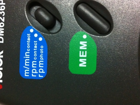 เครื่องมือวัดรอบการหมุน นับรอบ ยี่ห้อ VICTOR  วัดรอบด้วยแสง หรือเลือกวัดด้วยหน้นคอนแท็คได้