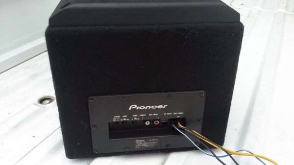 Subwoofer Pioneer รุ่น TS-WX44A แอมป์ในตัว 150W Subwoofer Pioneer รุ่น TS-WX44A แอมป์ในตัว 150W