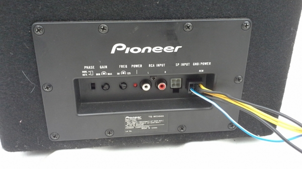 Subwoofer Pioneer รุ่น TS-WX44A แอมป์ในตัว 150W Subwoofer Pioneer รุ่น TS-WX44A แอมป์ในตัว 150W
