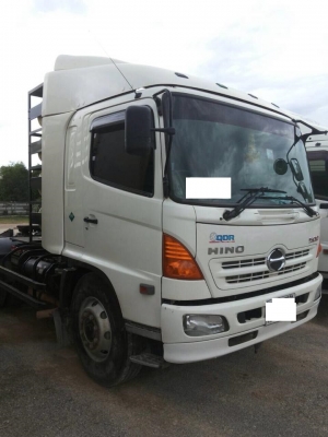ขายรถสิบล้อหัวลาก HIno MEGa FM 260 ปี55 NGV มี 3หัว แท้ โรงงาน ราคาต่อรองได้