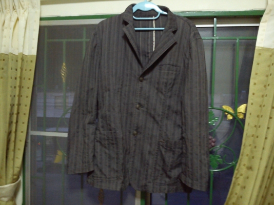 เสื้อสูทผู้ชาย BASIC HOUSE สีเทาดำ