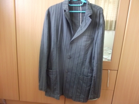 เสื้อสูทผู้ชาย BASIC HOUSE สีเทาดำ