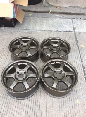ขายล้อ TE37 ขอบ16  4/114  กว้าง7 สวยๆครับ