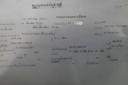 ***ขายแล้วครับขอบคุณ Truck2hand ขาย10ล้อเพลาเดียวล่อง MITSUBISHI FUSO FN215K 6D15-180HP ปี38เครื่องแน่นๆ แห้งๆแรงจริง ไม่มีเยิ้ม เกียร์เข้าง่ายไม่หลุด ช่วงล่างเดิมคัสซีดี ไม่ปะไม่ดาม มีช่วงปลาย ไม่ค่อยสวยมีบวม(ตามรูป) กระบะเหล็กไม่ดั้มคอกเกษตรสูงสภาพดี พื ***ขายแล้วครับขอบคุณ Truck2hand ขาย10ล้อเพลาเดียวล่อง MITSUBISHI FUSO FN215K 6D15-180HP ปี38เครื่องแน่นๆ แห้งๆแรงจริง ไม่มีเยิ้ม เกียร์เข้าง่ายไม่หลุด ช่วงล่างเดิมคัสซีดี ไม่ปะไม่ดาม มีช่วงปลาย ไม่ค่อยสวยมีบวม(ตามรูป) กระบะเหล็กไม่ดั้มคอกเกษตรสูงสภาพดี พื