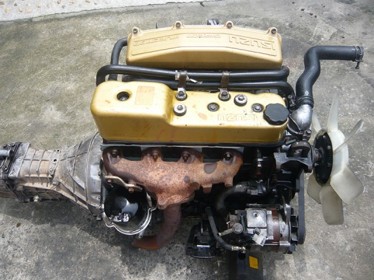 ขายเครื่องยนต์ดีเซล ISUZU มังกรพร้อมเกียร์