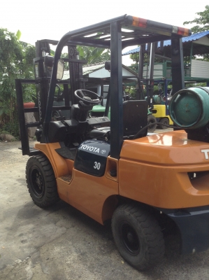 +++ ขายรถโฟล์คลิฟท์  TOYOTA 7FG30  ขนาด 3 ตัน  (รถนอก) เครื่องยนต์เบนซิน + แก๊ส (อุปกรณ์ใหม่ )  เสา 3 เมตร  เกียร์ธรรมดา  งา 1,070  มม.  ยางตันใหม่  *** สนใจรายละเอียด  ราคา คุยได้ครับโทร. 081-659-7598 ครับ ***