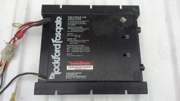 แอมป์แบบ 2 แชแนล Rockford Fosgate The Punch150 แอมป์แบบ 2 แชแนล Rockford Fosgate The Punch150