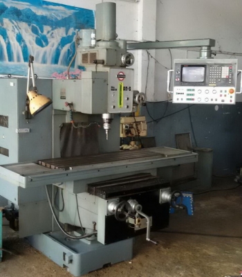 ขายเครื่อง NC MILLING SHIZUOKA FANUC 11M สภาพดี แผงคอนโทรลสวยมาก หัว NT40 ถอดทูลแบบกดปุ่ม เปลี่ยนทูลง่ายมาก SPEED 3,600 RPM. ระยะวิ่งกัดงาน X,Y = 800X400 mm. ลิ้งโปรแกรม RS232 ได้ ใช้งานได้ดีปกติ ขายถูก ๆ ติดต่อ เล็ก 086-3237681