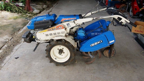 รถไถเดินตาม ISEKI เก่าญี่ปุ่น สภาพพร้อมใช้งาน มีสตาร์ทไฟฟ้า กับสตาร์ทมือ เครื่องยนต์แรงและติดง่าย รถไถเดินตาม ISEKI เก่าญี่ปุ่น สภาพพร้อมใช้งาน มีสตาร์ทไฟฟ้า กับสตาร์ทมือ เครื่องยนต์แรงและติดง่าย