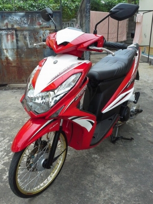 Mio125i RR รถปี56 เครื่องเดิมสนิท แต่งสวยภายนอกอย่างเดียว ราคาถูกๆครับ