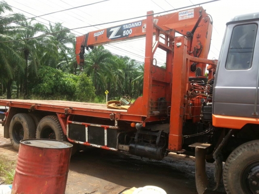 10ล้อเพลาเดียว180แรง ติดเครนTADANO 5 ตัน5ปลอก..รถสวยพร้อมใช้...ขายสดหรือ...ดาวน์