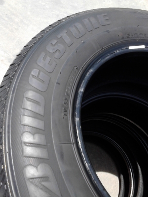 195R15C BRIDGE STONE DURAVIS R611  ปี 2012  ชุด 4 เส้น TEL.081-427-3941