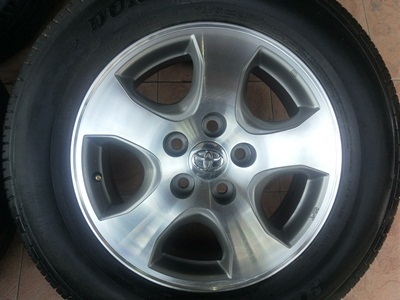 ขายล้อแม็กTOYOTA VIGO SMART CUB ขอบ16 พร้อมยาง 4 ล้อ ขายล้อแม็กTOYOTA VIGO SMART CUB ขอบ16 พร้อมยาง 4 ล้อ