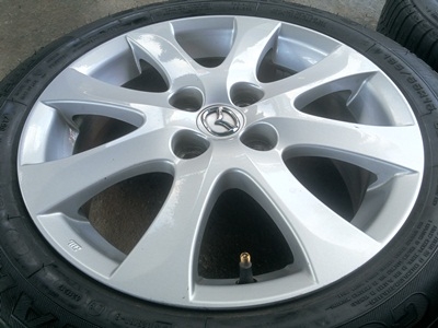 ขายล้อแม็กซ์ Mazda 2 ขอบ15 4/100 พร้อมยาง 4 ล้อ ขายล้อแม็กซ์ Mazda 2 ขอบ15 4/100 พร้อมยาง 4 ล้อ