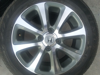 ขายล้อแม็กHONDA CITYขอบ15 4รู100 พร้อมยาง 4 ล้อ ขายล้อแม็กHONDA CITYขอบ15 4รู100 พร้อมยาง 4 ล้อ