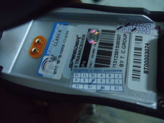 ขายวิทยุมือถือ SPEEDER รุ่น SPB-IP4 มีปท ยังไม่ได้จด ครบชุด ลดราคา 1,300.- บาท EMS แทบไม่ได้ใช้ครับ ตัวเครื่องยังใหม่ครับ ,มีใบเสร็จจากทางร้านให้ด้วยครับ ขายวิทยุมือถือ SPEEDER รุ่น SPB-IP4 มีปท ยังไม่ได้จด ครบชุด ลดราคา 1,300.- บาท EMS แทบไม่ได้ใช้ครับ ตัวเครื่องยังใหม่ครับ ,มีใบเสร็จจากทางร้านให้ด้วยครับ