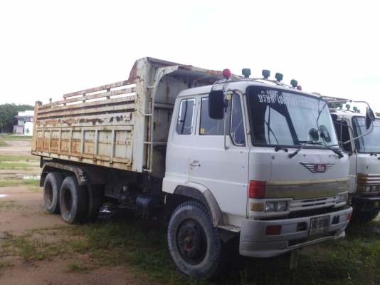 ขายด่วน Hino KT725 วางเครื่อง EH700 แบบ 2 เพลาดั้มมีสโลว์กลาง