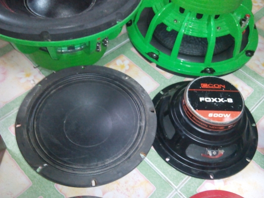 ขายเครื่องเสียงยกชุดเพลาเวอร์ใหม่มือหนึ่ง แต่ดอกมือสอง  ดอก12 โม ตามรายละเอียด ขาย 6500 บาท