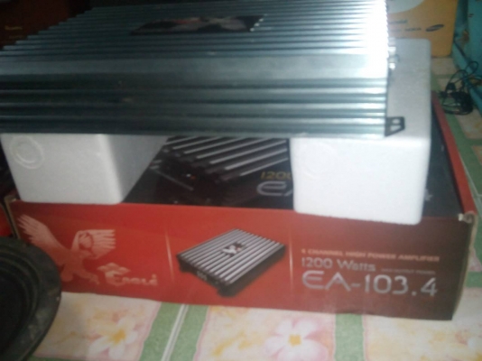 ขายเครื่องเสียงยกชุดเพลาเวอร์ใหม่มือหนึ่ง แต่ดอกมือสอง  ดอก12 โม ตามรายละเอียด ขาย 6500 บาท