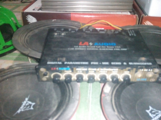 ขายเครื่องเสียงยกชุดเพลาเวอร์ใหม่มือหนึ่ง แต่ดอกมือสอง  ดอก12 โม ตามรายละเอียด ขาย 6500 บาท