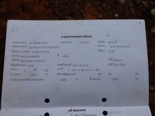 ขายครับฮีโน่6ล้อดั้มขยะรถประมูลเครื่องดีมากๆห้องเก๋งอุปกรณ์ครบพื้นผุนิดหน่อยมีกระบอกตั้มยางดีเอกสารพร้อมโอนครับ ขายครับฮีโน่6ล้อดั้มขยะรถประมูลเครื่องดีมากๆห้องเก๋งอุปกรณ์ครบพื้นผุนิดหน่อยมีกระบอกตั้มยางดีเอกสารพร้อมโอนครับ