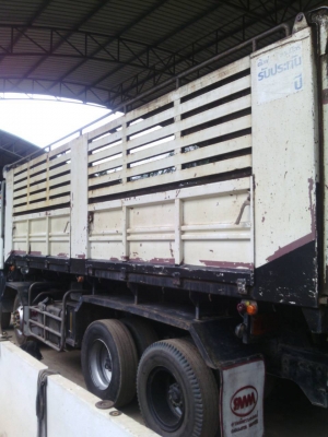 ขายรถบรรทุก 24 ล้อพ่วงแม่-ลูกดัมพ์ HINO MEGA 380 แรงม้าปี 2552 ราคา 2700000