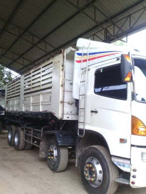 ขายรถบรรทุก 24 ล้อพ่วงแม่-ลูกดัมพ์ HINO MEGA 380 แรงม้าปี 2552 ราคา 2700000
